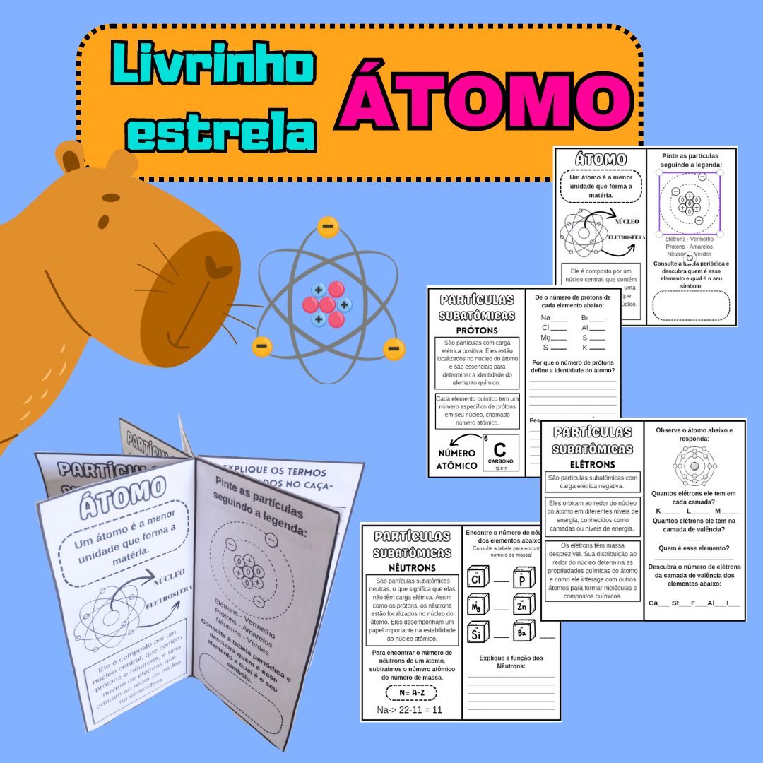 LIVRINHO ESTRELA - ÁTOMO E SUAS PARTÍCULAS