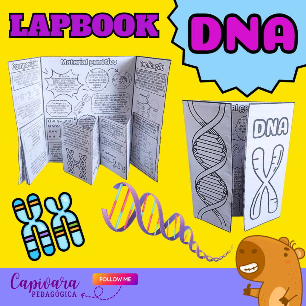 KIT DE ATIVIDADES DNA Capivara Pedag gica Kit de atividades dna capivara pedag gica