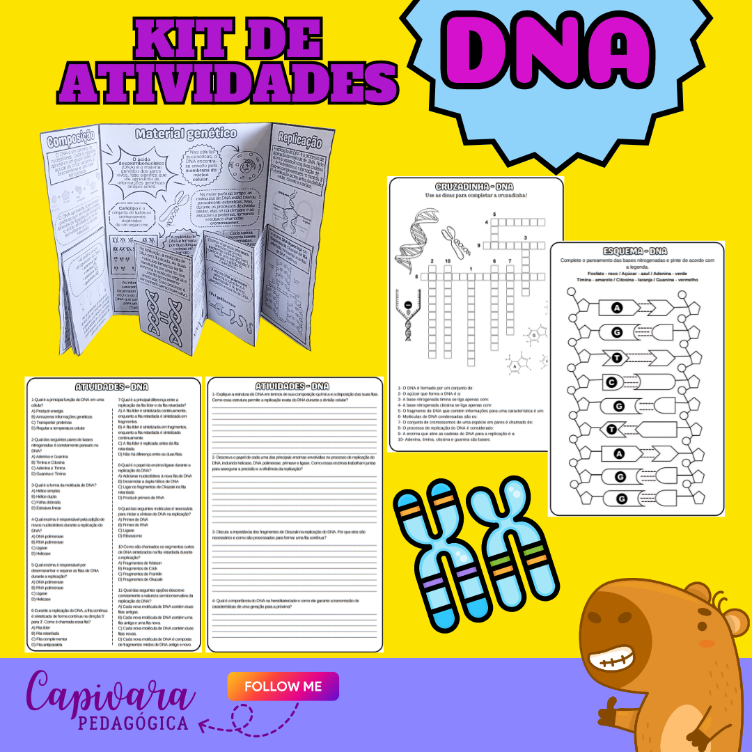 KIT DE ATIVIDADES - DNA