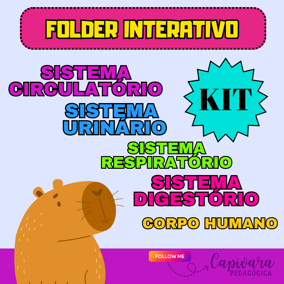 KIT FOLDERS - SISTEMAS DO CORPO HUMANO