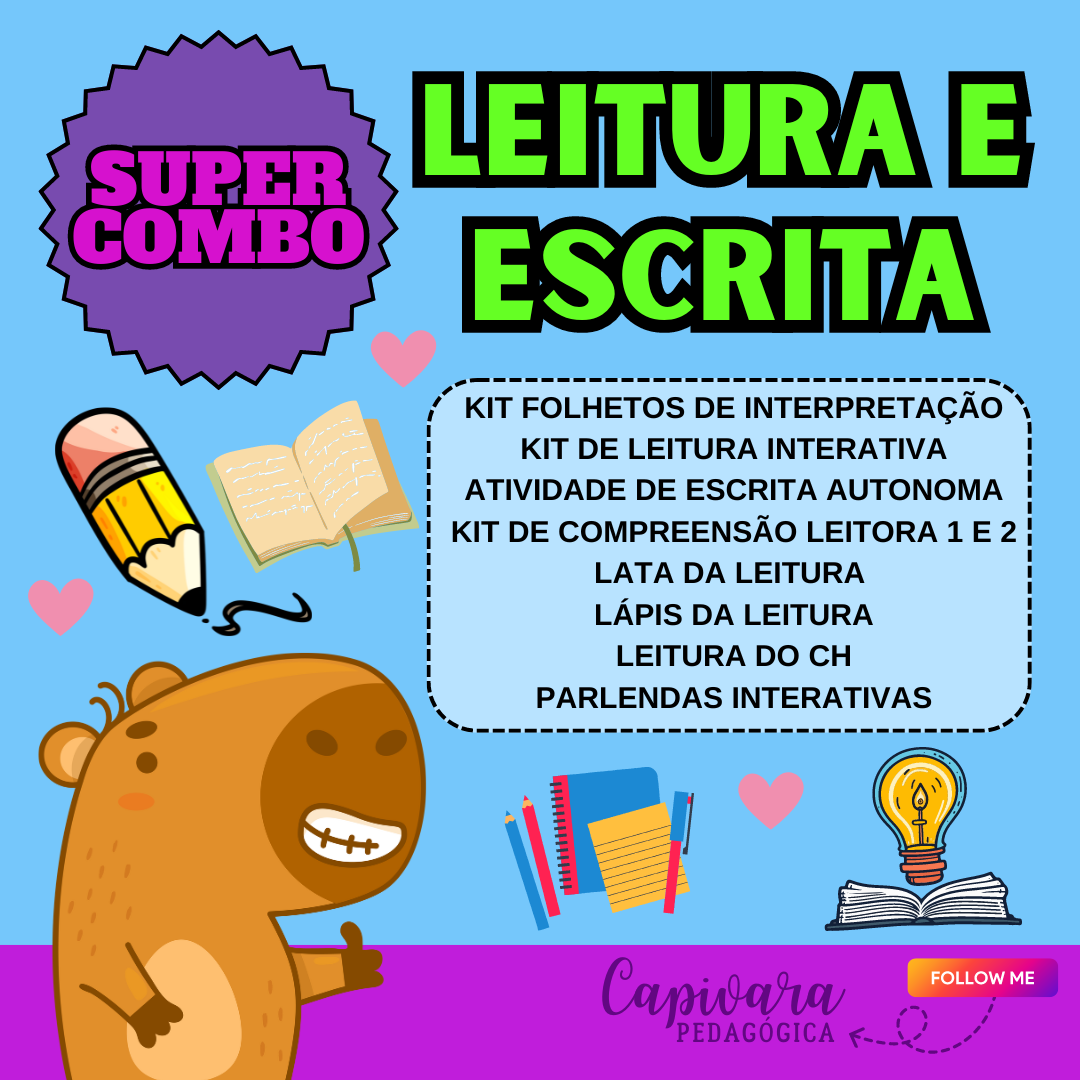 SUPER COMBO - LEITURA E ESCRITA