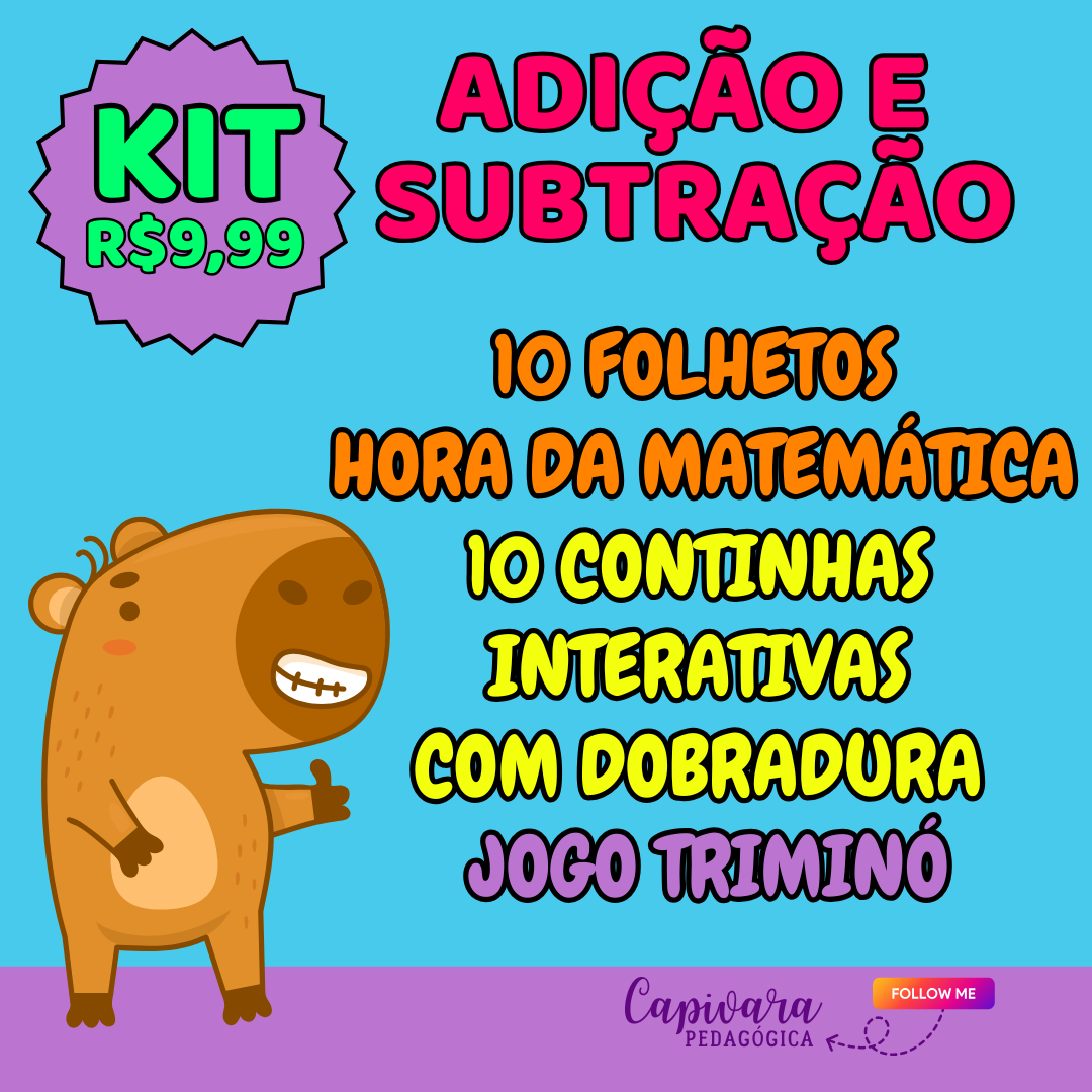KIT DE ADIÇÃO E SUBTRAÇÃO