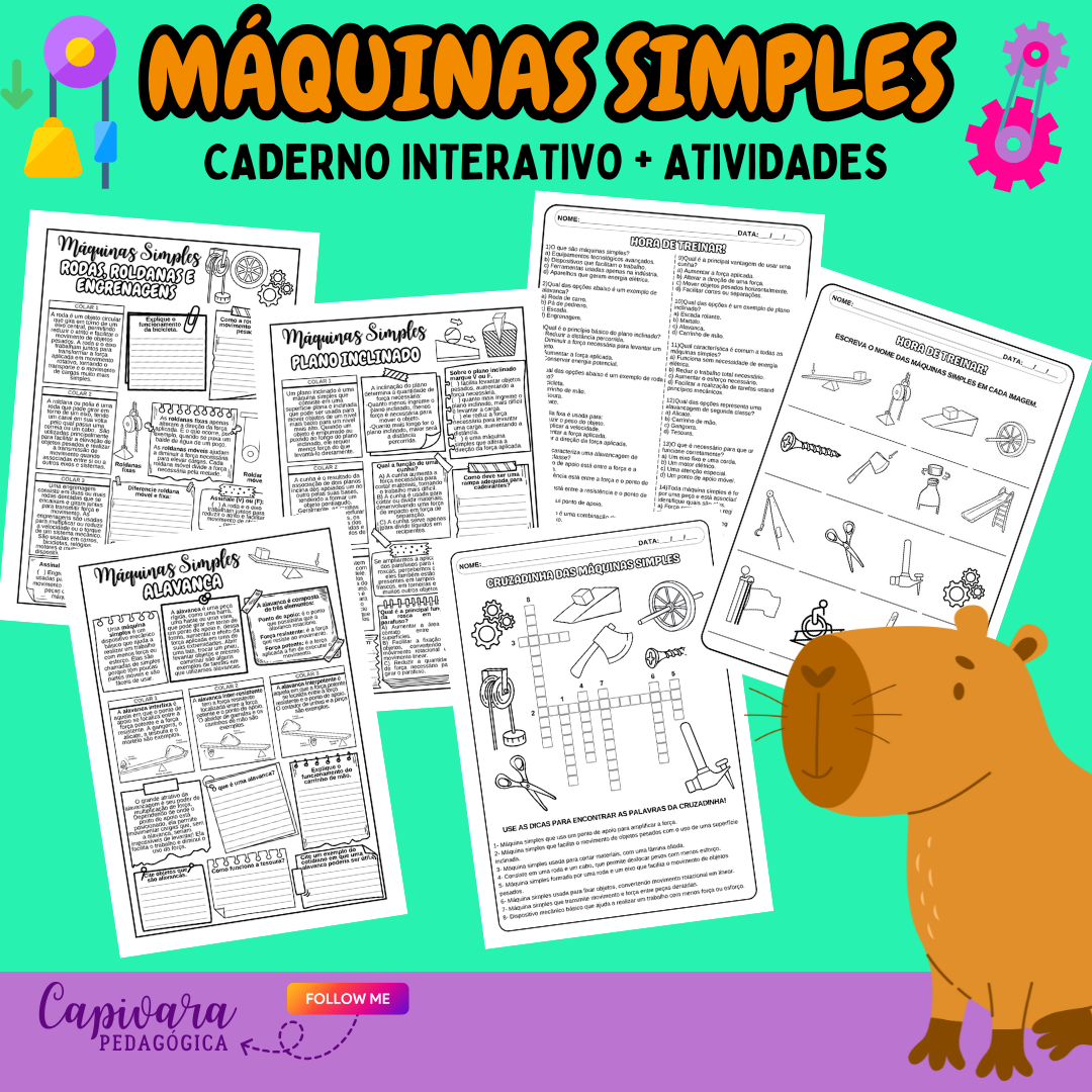 CADERNO INTERATIVO - MÁQUINAS SIMPLES
