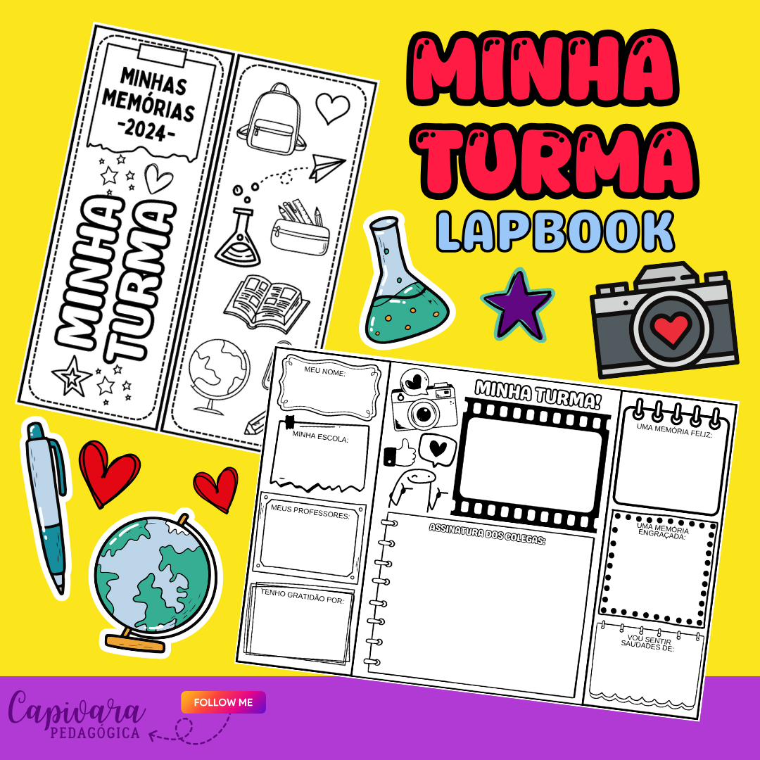 LAPBOOK - MINHA TURMA