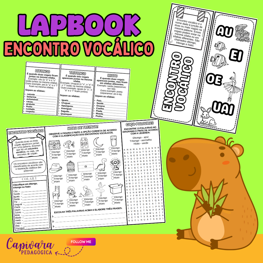 LAPBOOK - ENCONTRO VOCÁLICO