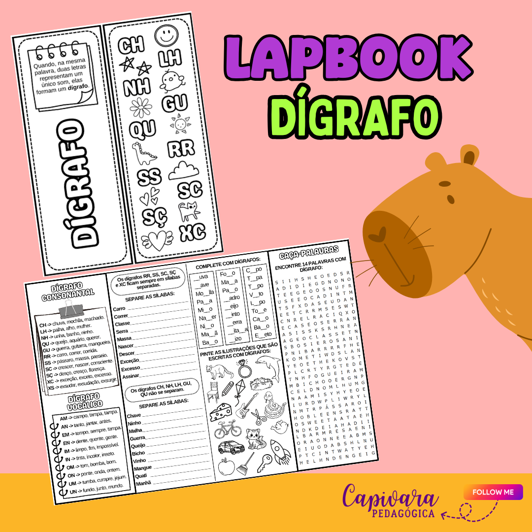 LAPBOOK - DÍGRAFO