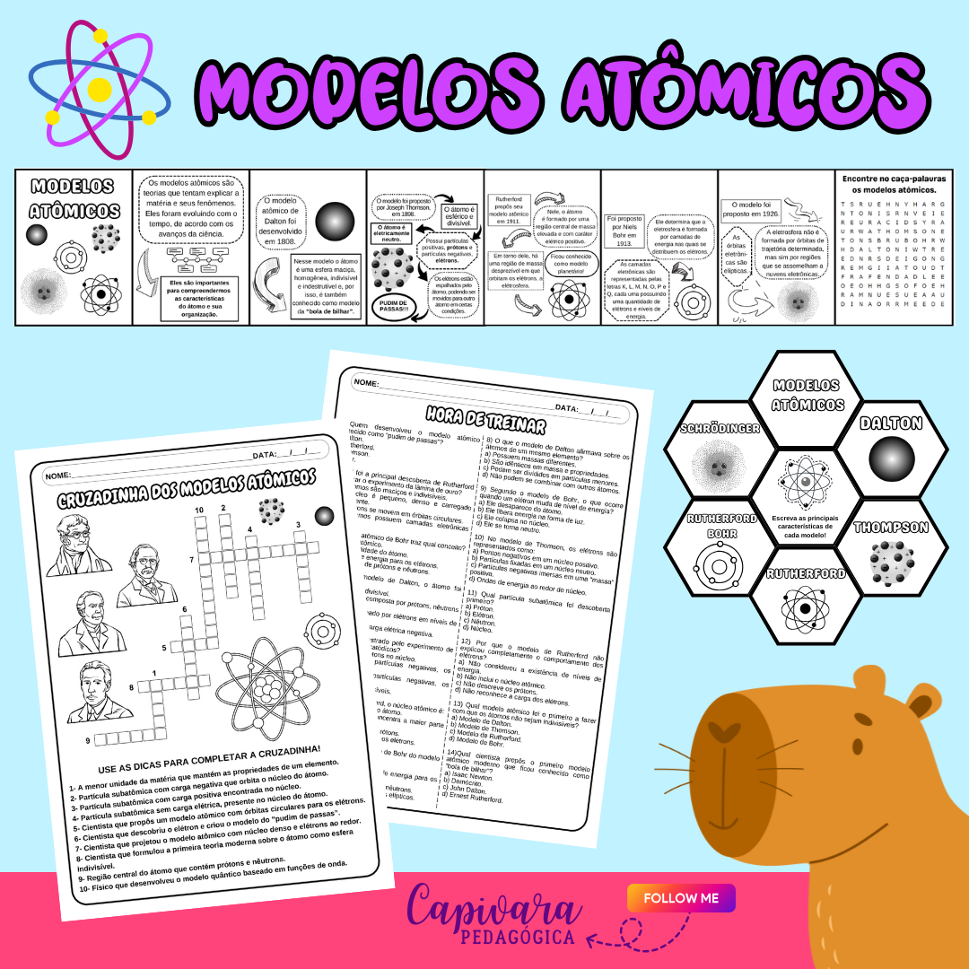 KIT- MODELOS ATÔMICOS