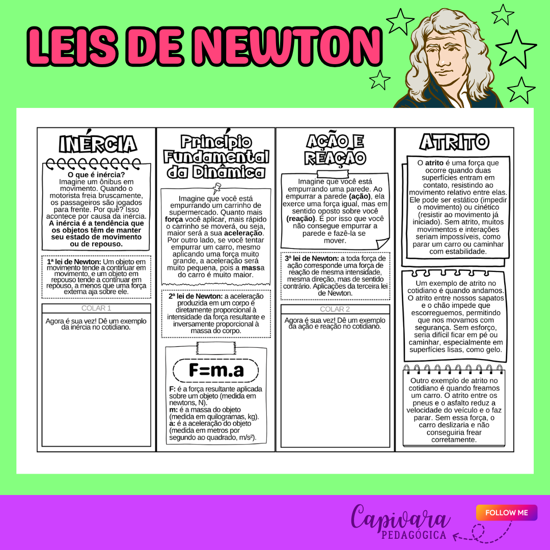 LEIS DE NEWTON – Capivara Pedagógica