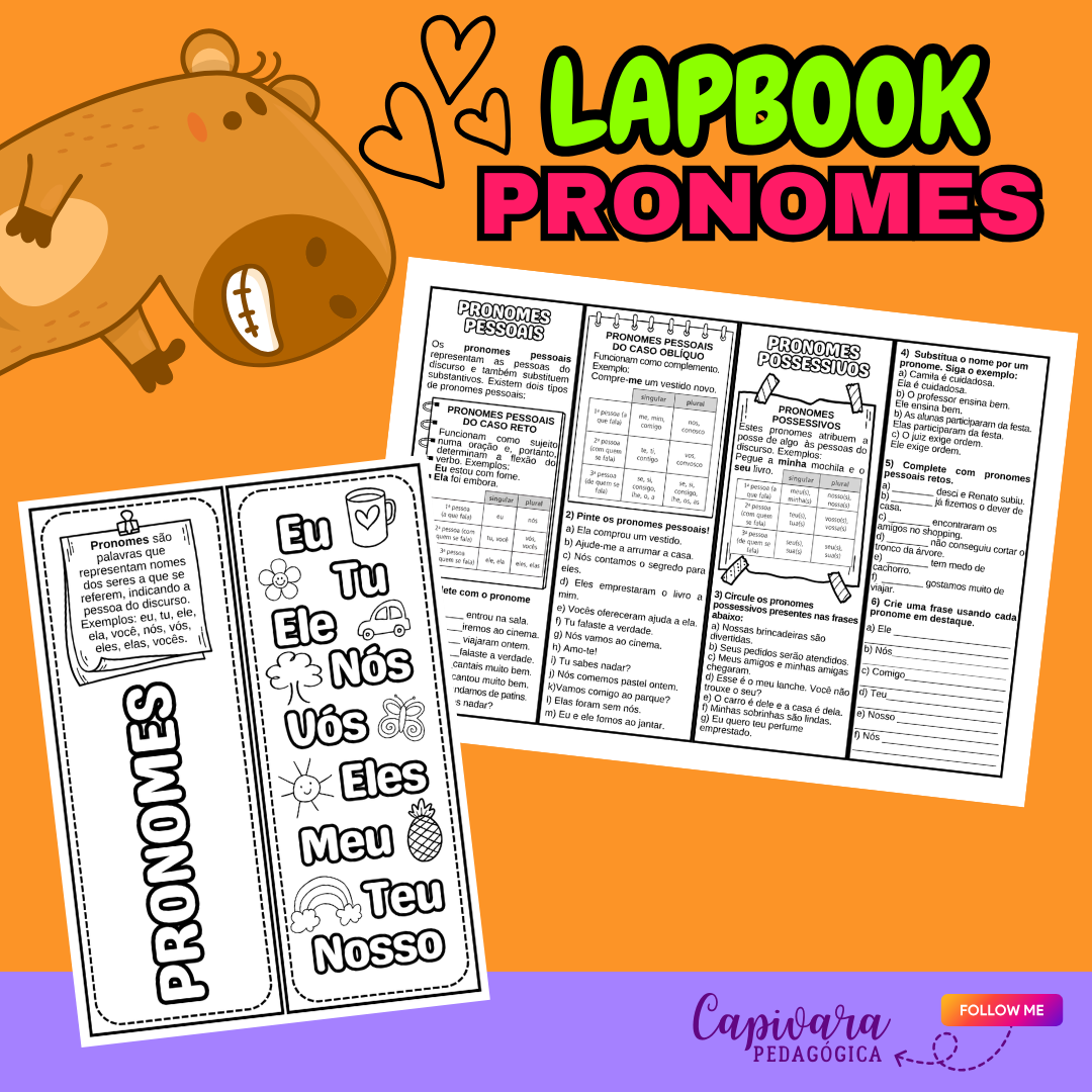 LAPBOOK - PRONOMES