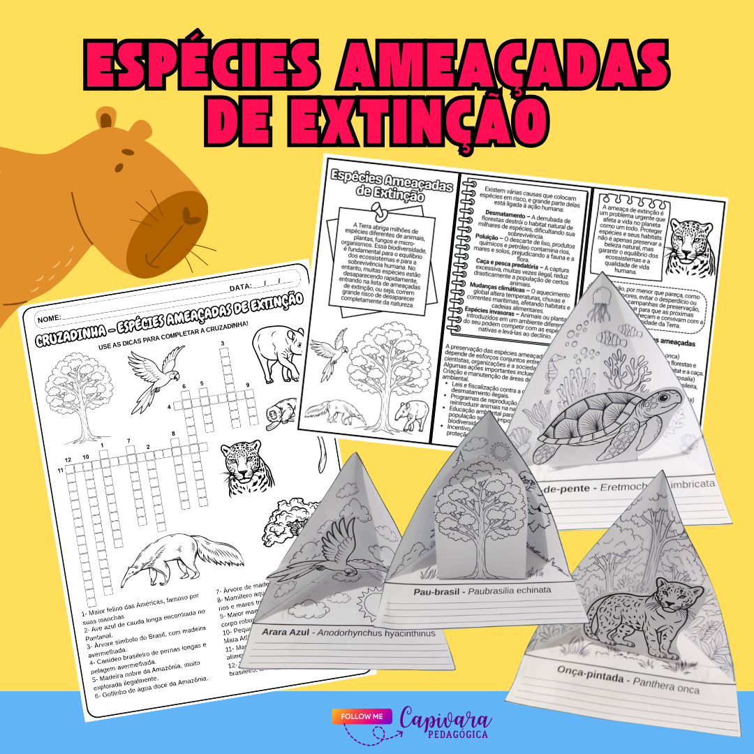 ESPÉCIES AMEAÇADAS DE EXTINÇÃO