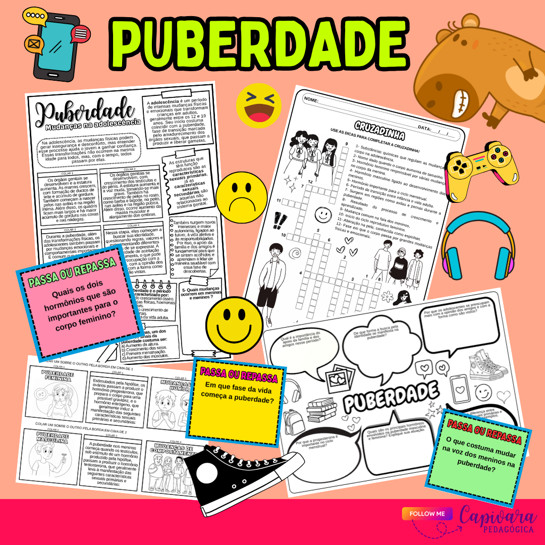CADERNO INTERATIVO DE PUBERDADE