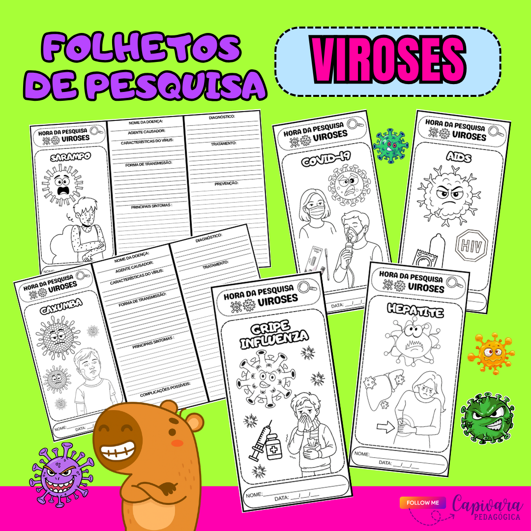 FOLHETOS DE PESQUISA - VIROSES