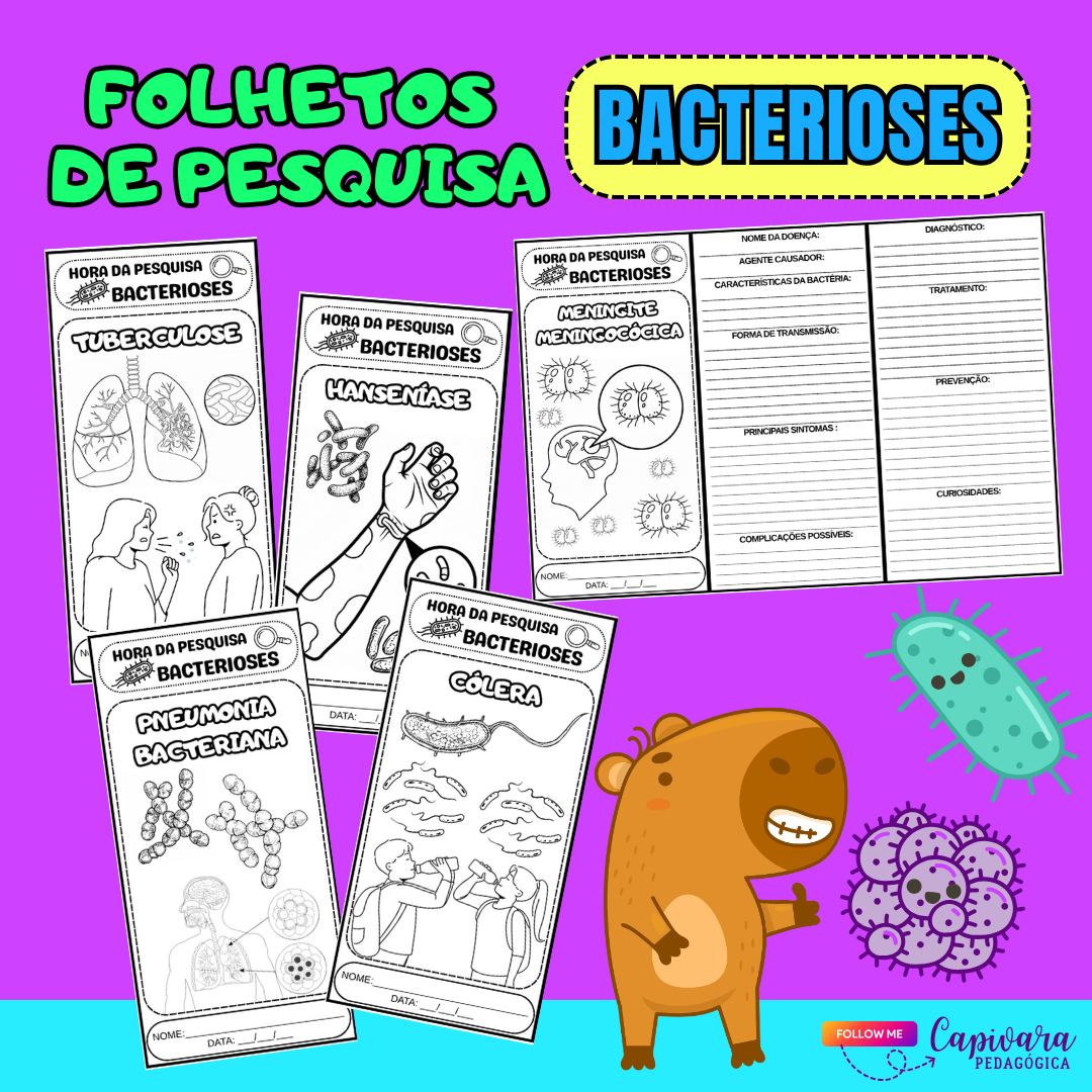 FOLHETOS DE PESQUISA - BACTERIOSES