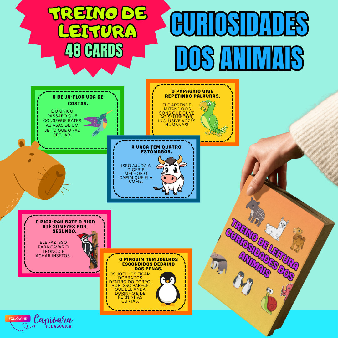 TREINO DE LEITURA - CURIOSIDADES DOS ANIMAIS