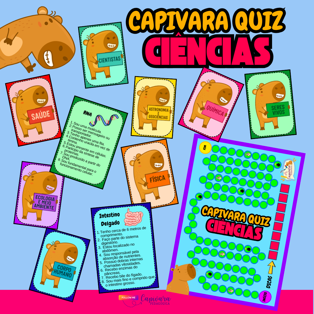 CAPIVARA QUIZ - CIÊNCIAS