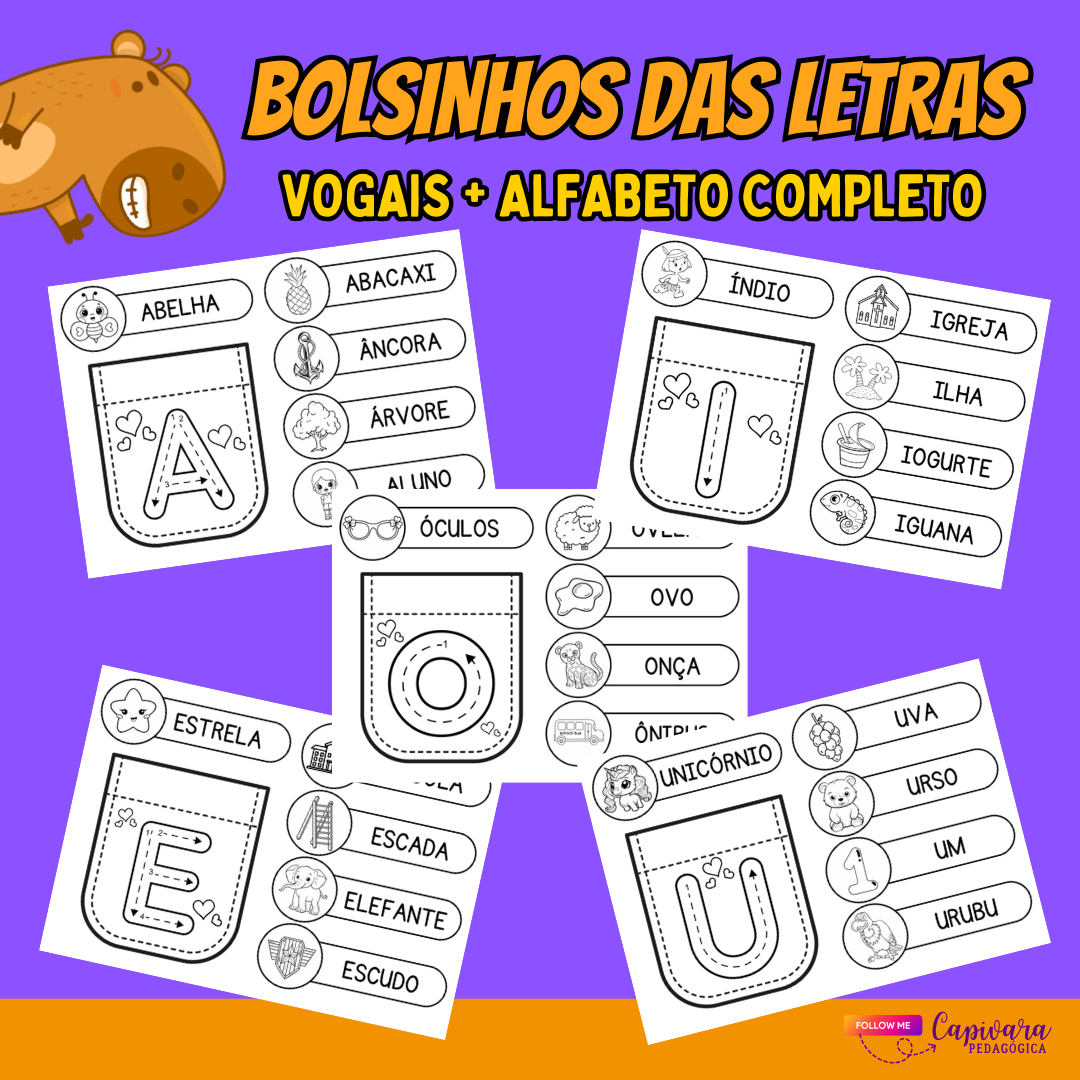 BOLSINHOS DAS LETRAS