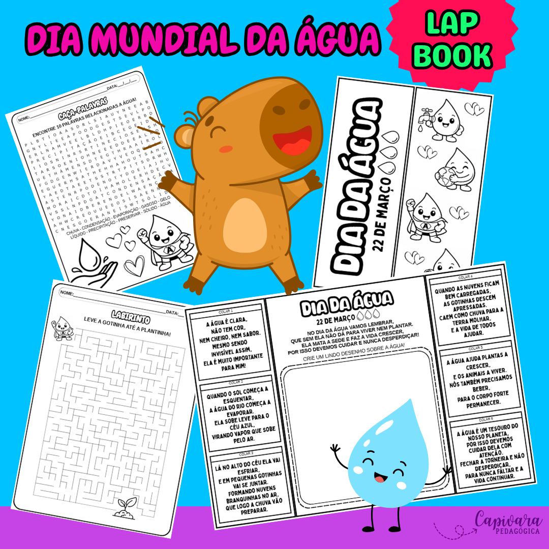 LAPBOOK - DIA DA ÁGUA