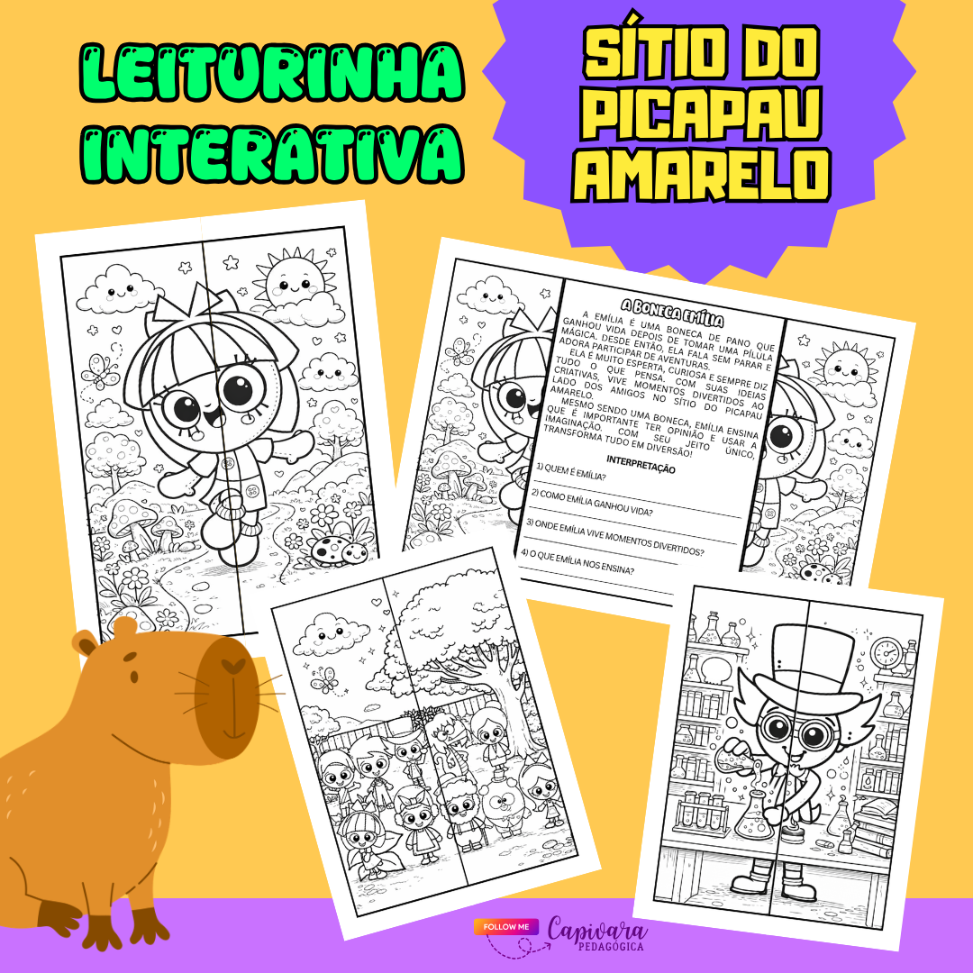 LEITURINHA INTERATIVA - SÍTIO DO PICAPAU AMARELO