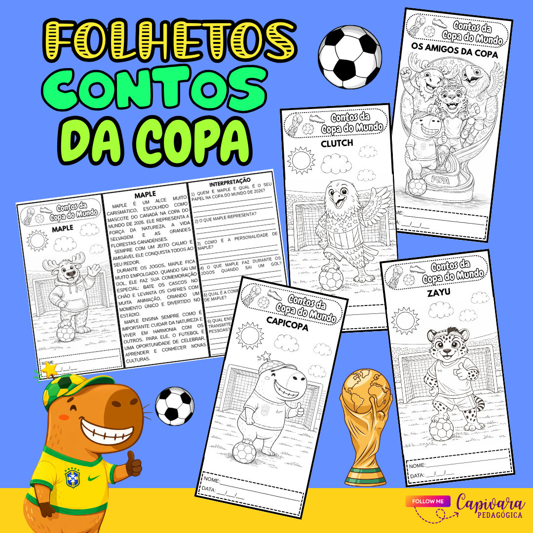 FOLHETOS - CONTOS DA COPA