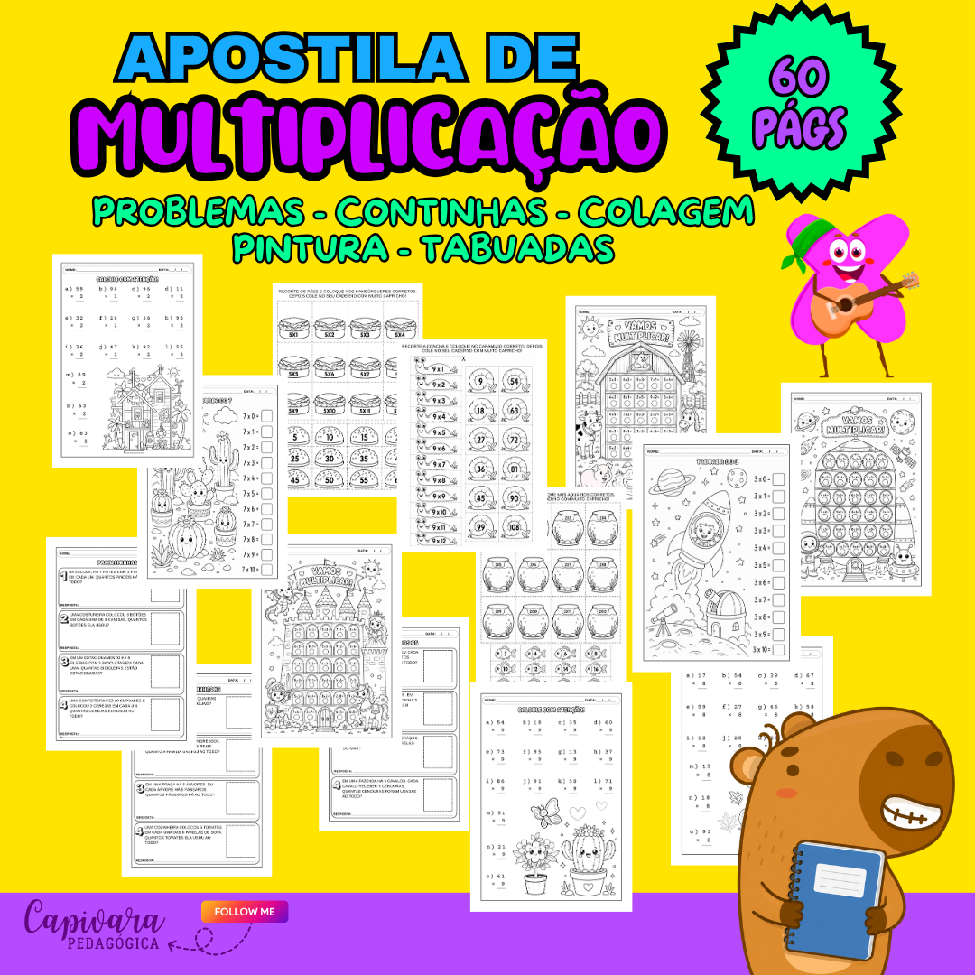 APOSTILA DE MULTIPLICAÇÃO