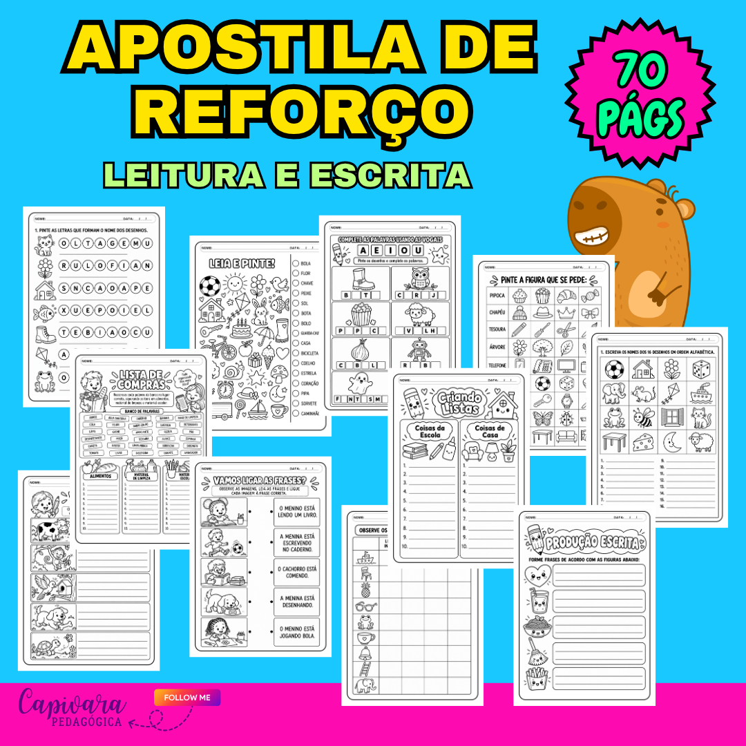 APOSTILA DE REFORÇO: LEITURA E ESCRITA