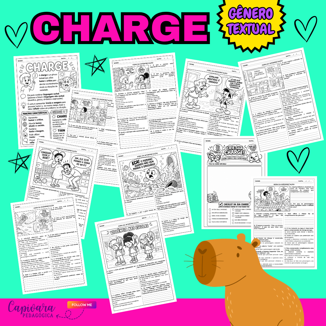 GÊNERO TEXTUAL - CHARGE