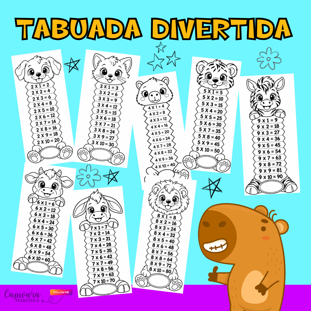 TABUADA DOS ANIMAIS